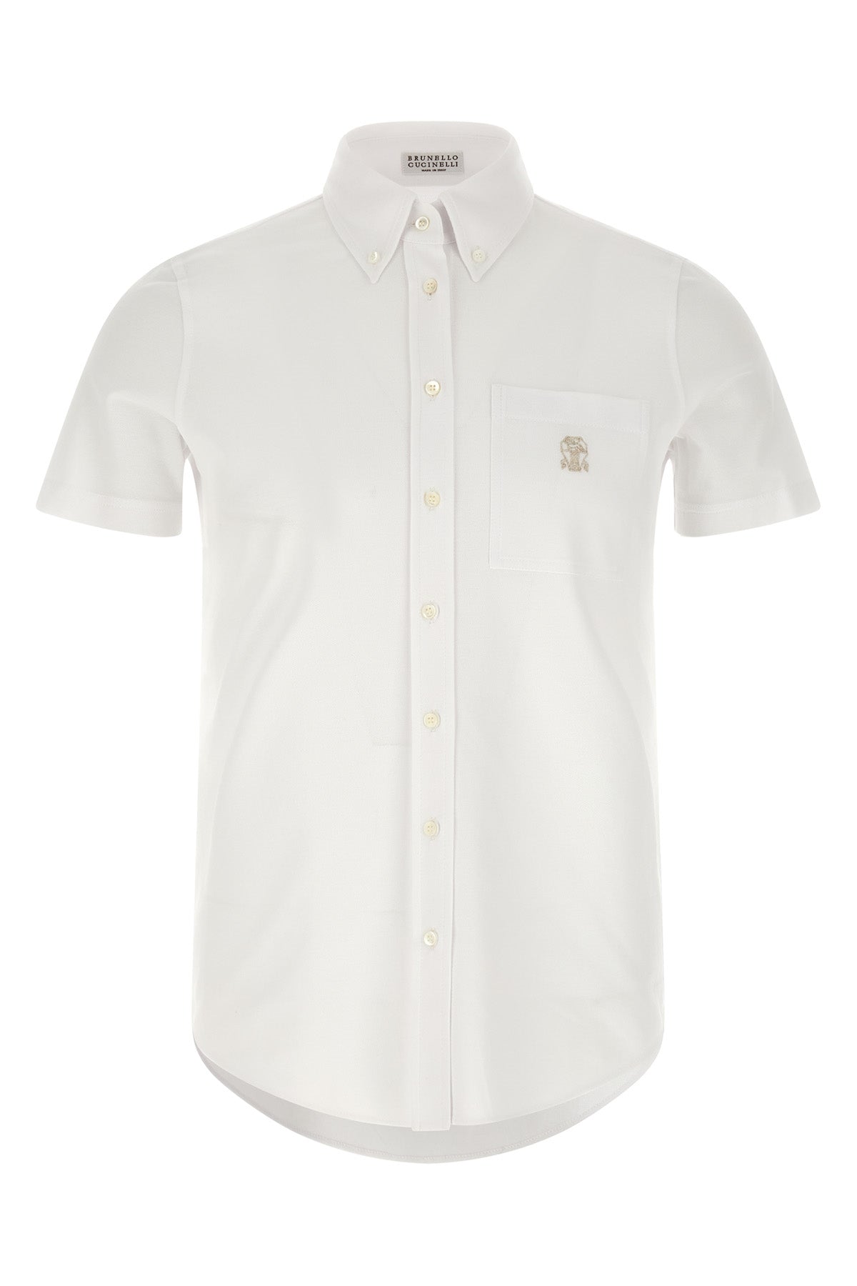 BRUNELLO CUCINELLI Logo embroidery shirt