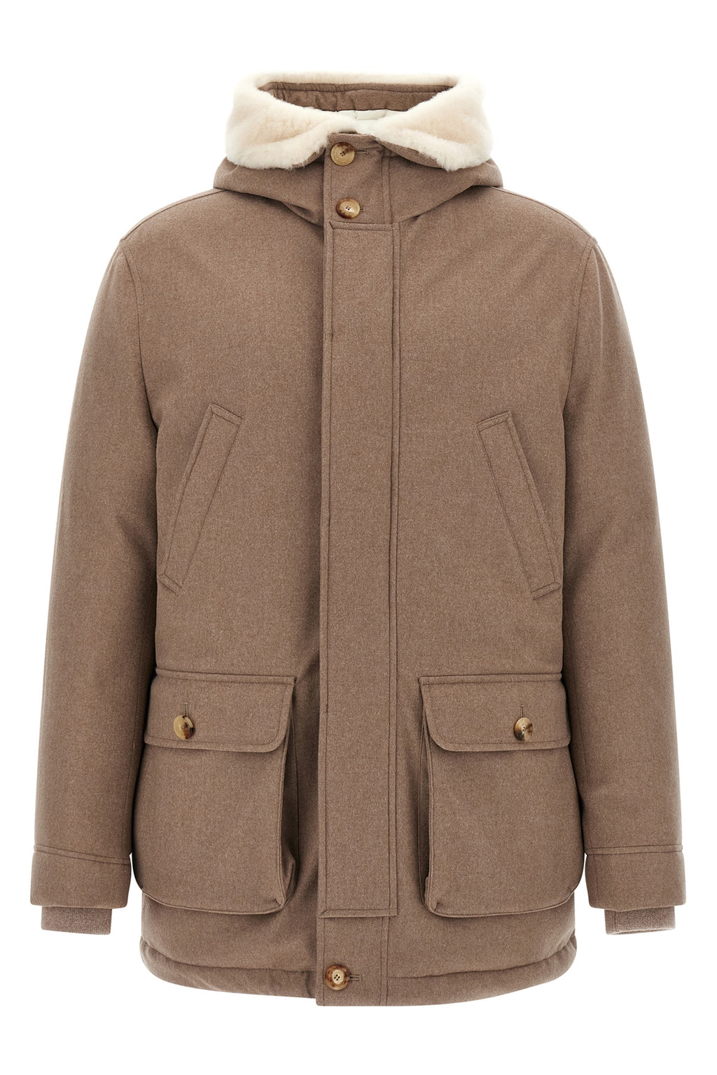BRUNELLO CUCINELLI Flannel down jacket For Men null