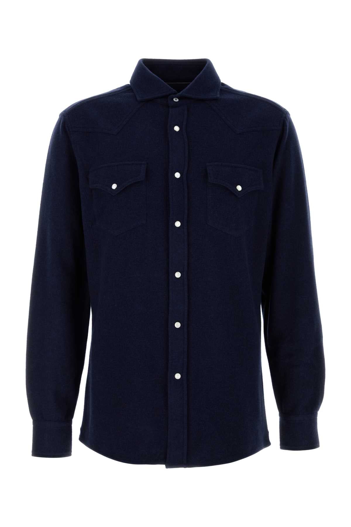 BRUNELLO CUCINELLI CAMICIA For Men Exterior: 57% Cashmere 37% Cotton 6% Nylon