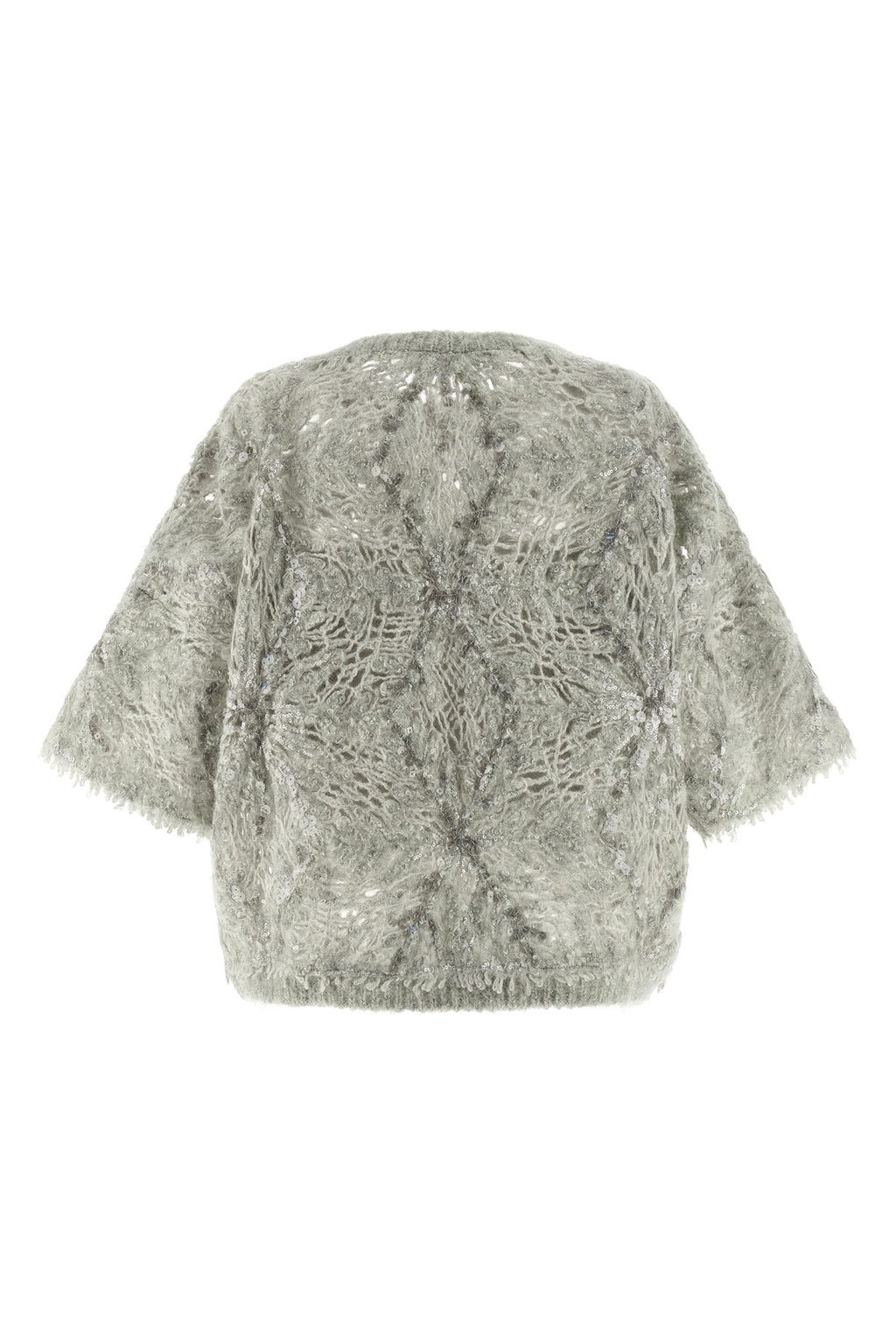 BRUNELLO CUCINELLI Sequin sweater For Women 62% mohair wool 32% wool 6% polyamide