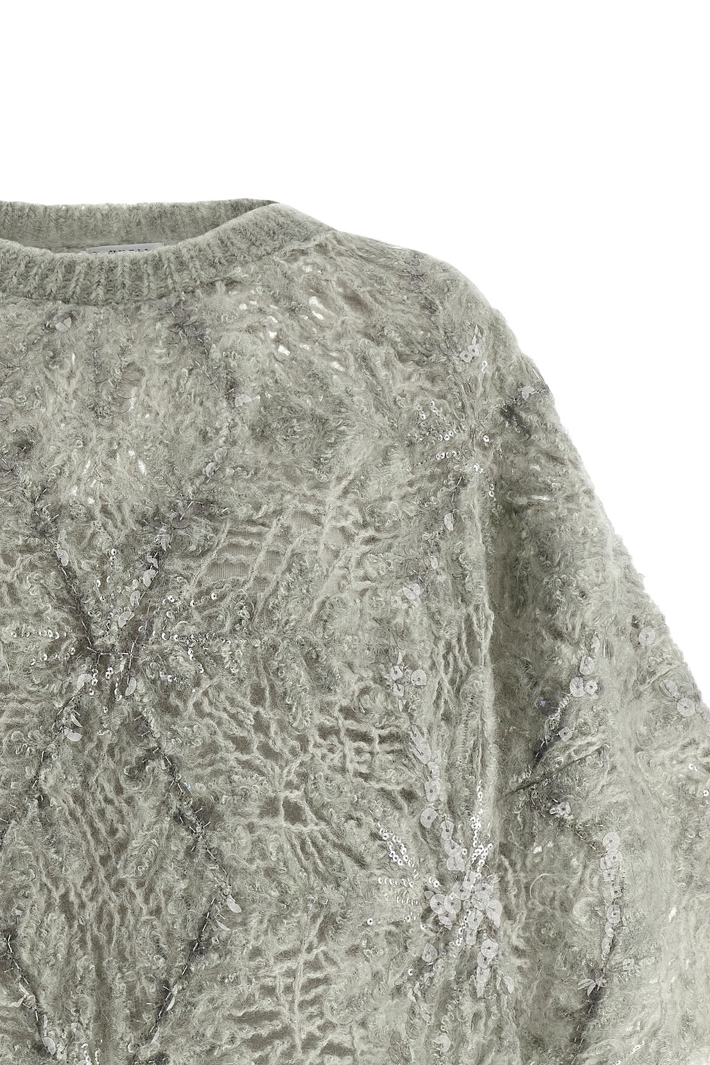 BRUNELLO CUCINELLI Sequin sweater For Women 62% mohair wool 32% wool 6% polyamide