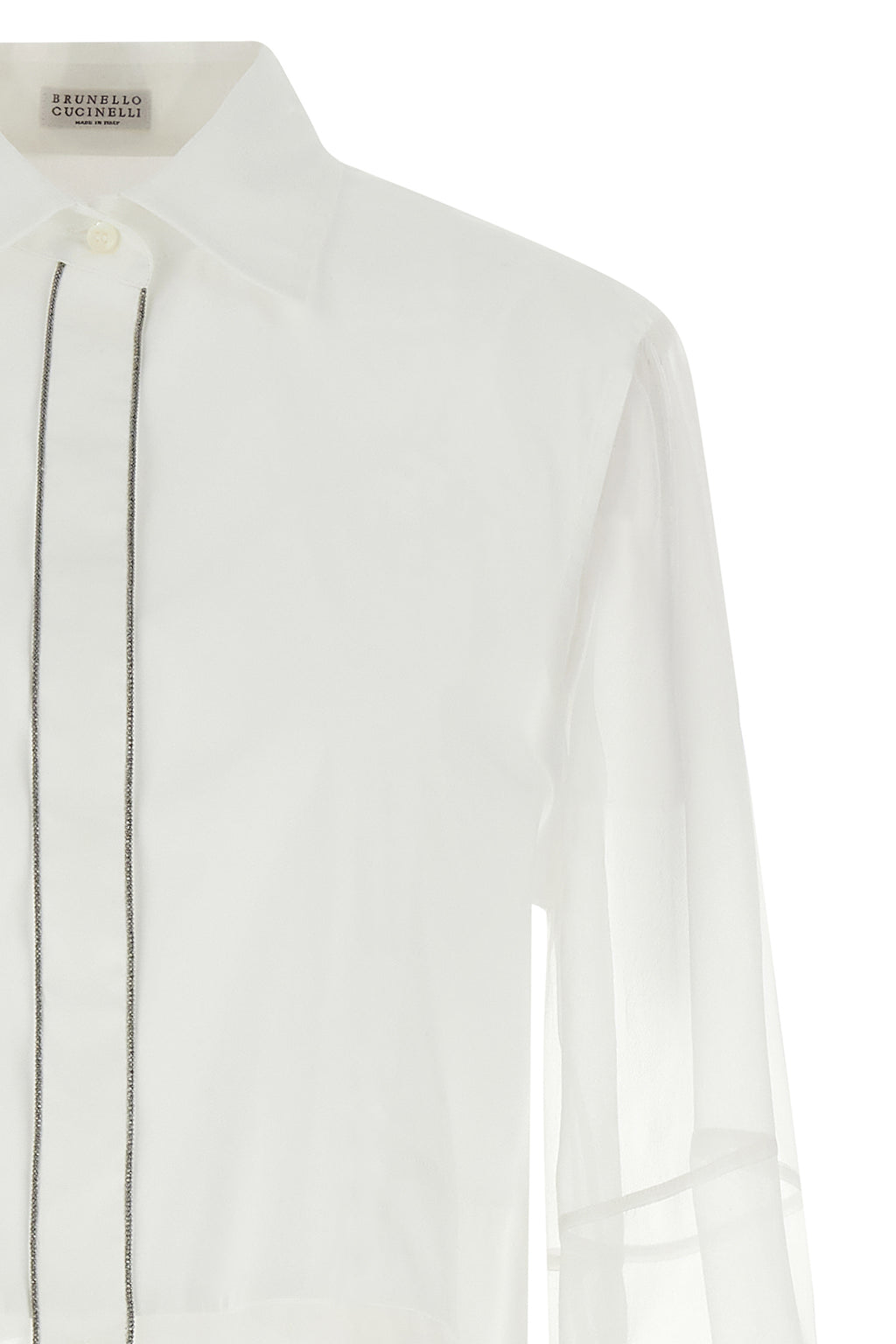 BRUNELLO CUCINELLI Double layer shirt For Women 72% cotton 23% polyamide 5% elastane