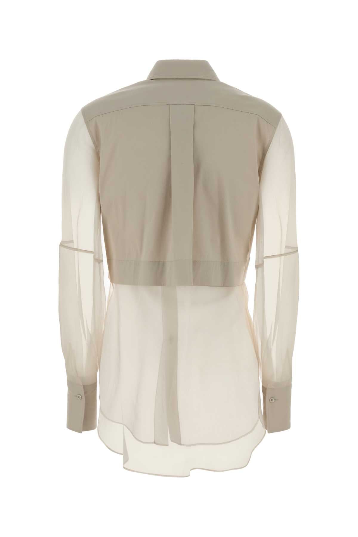 BRUNELLO CUCINELLI CAMICIA For Women Exterior 1: 72% Cotton 23% Nylon 5% Elastane Exterior 2: 100% Silk