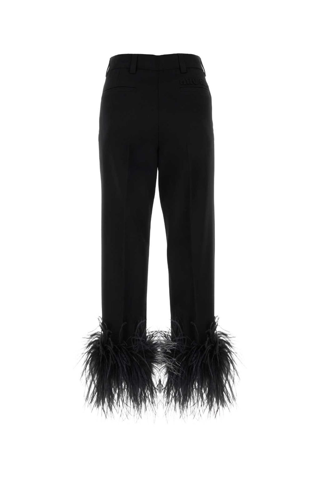 MIU MIU PANTALONE For Women 02%EA 98%WV-100%STRUTHIO CAM.AUSTRA-100%MELEAGRIS GALLOPAVO