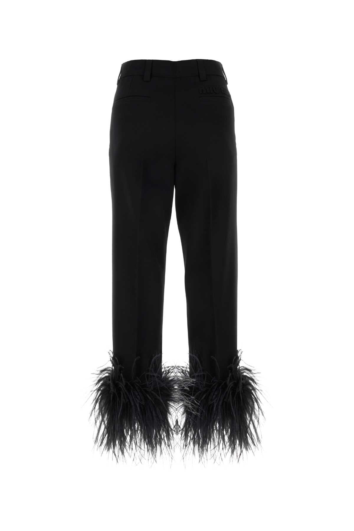 MIU MIU PANTALONE For Women 02%EA 98%WV-100%STRUTHIO CAM.AUSTRA-100%MELEAGRIS GALLOPAVO
