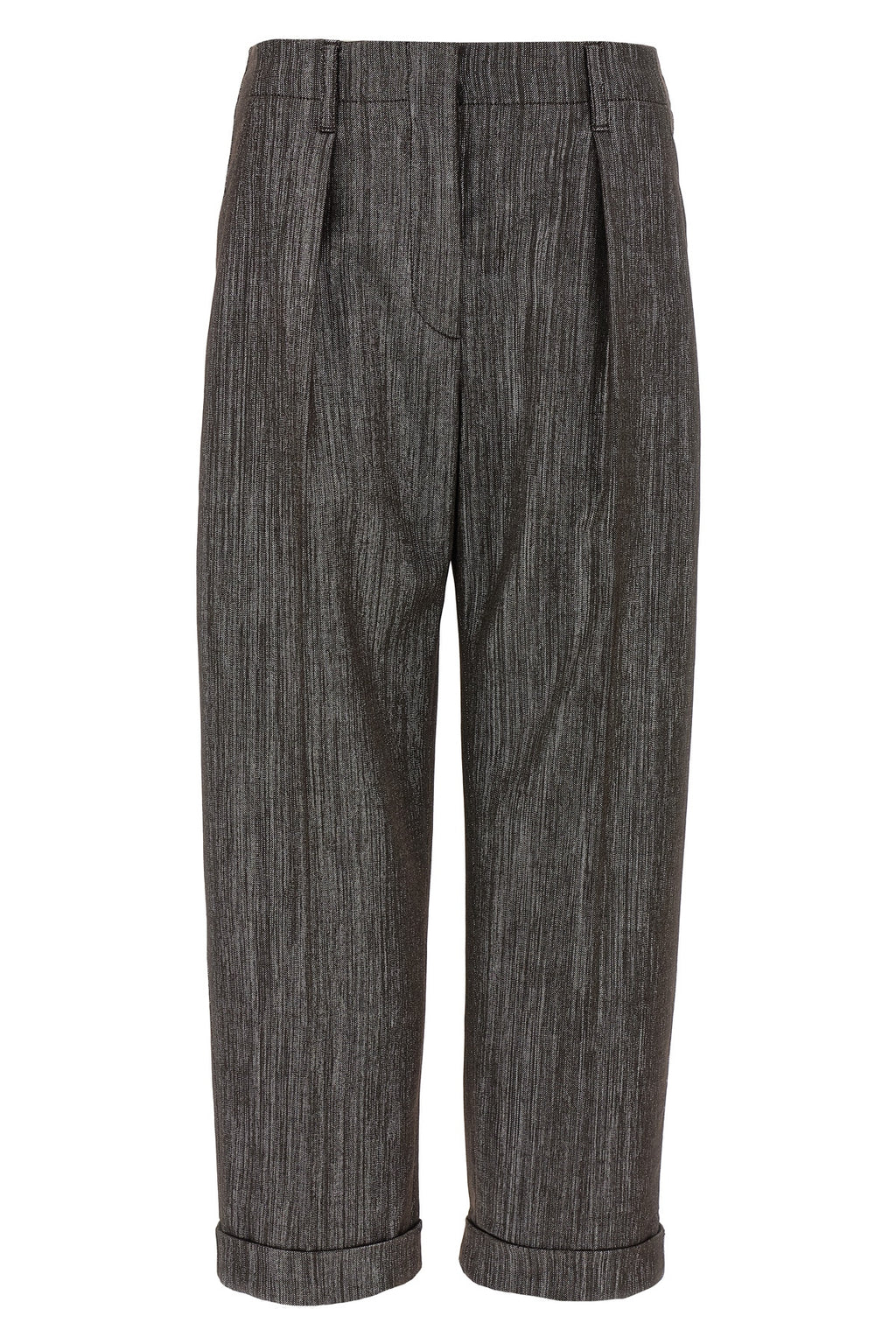BRUNELLO CUCINELLI Lurex pants For Women 32% pl, 27% vi, 26% wv, 8% me, 4% pa, 3% ea