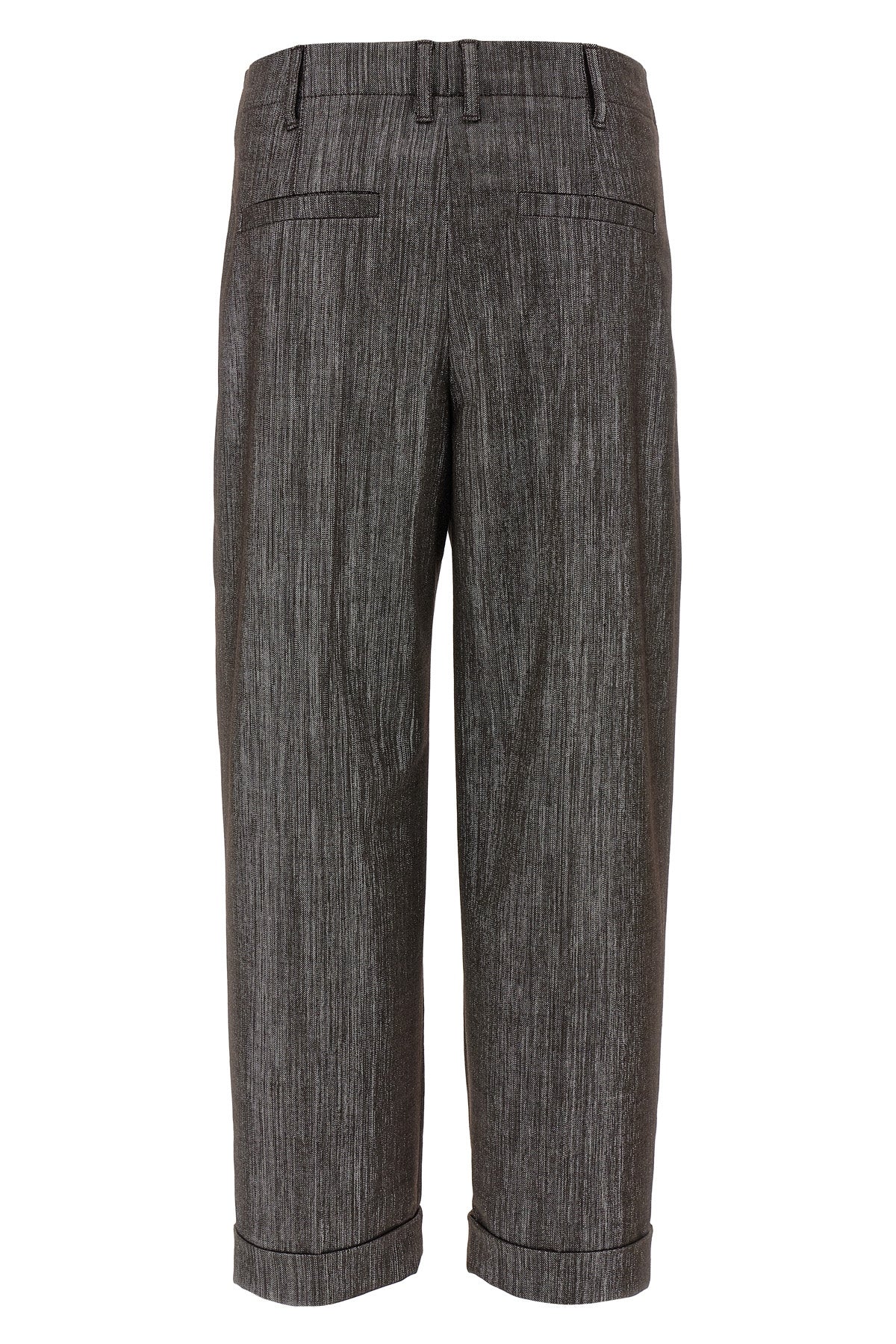 BRUNELLO CUCINELLI Lurex pants For Women 32% pl, 27% vi, 26% wv, 8% me, 4% pa, 3% ea