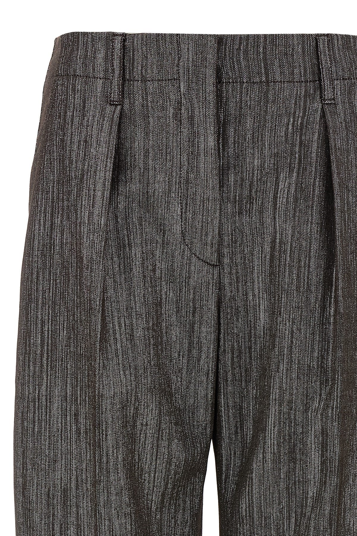 BRUNELLO CUCINELLI Lurex pants For Women 32% pl, 27% vi, 26% wv, 8% me, 4% pa, 3% ea