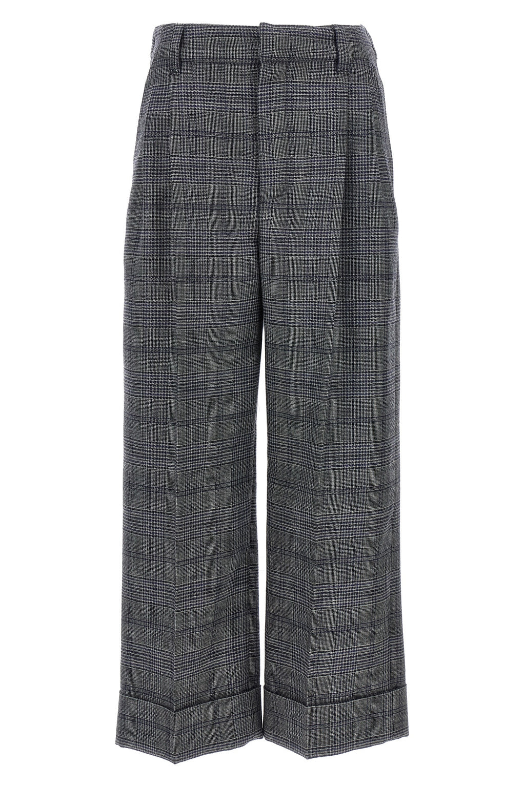 BRUNELLO CUCINELLI Pied de poule wool pants For Women 100% virgin wool