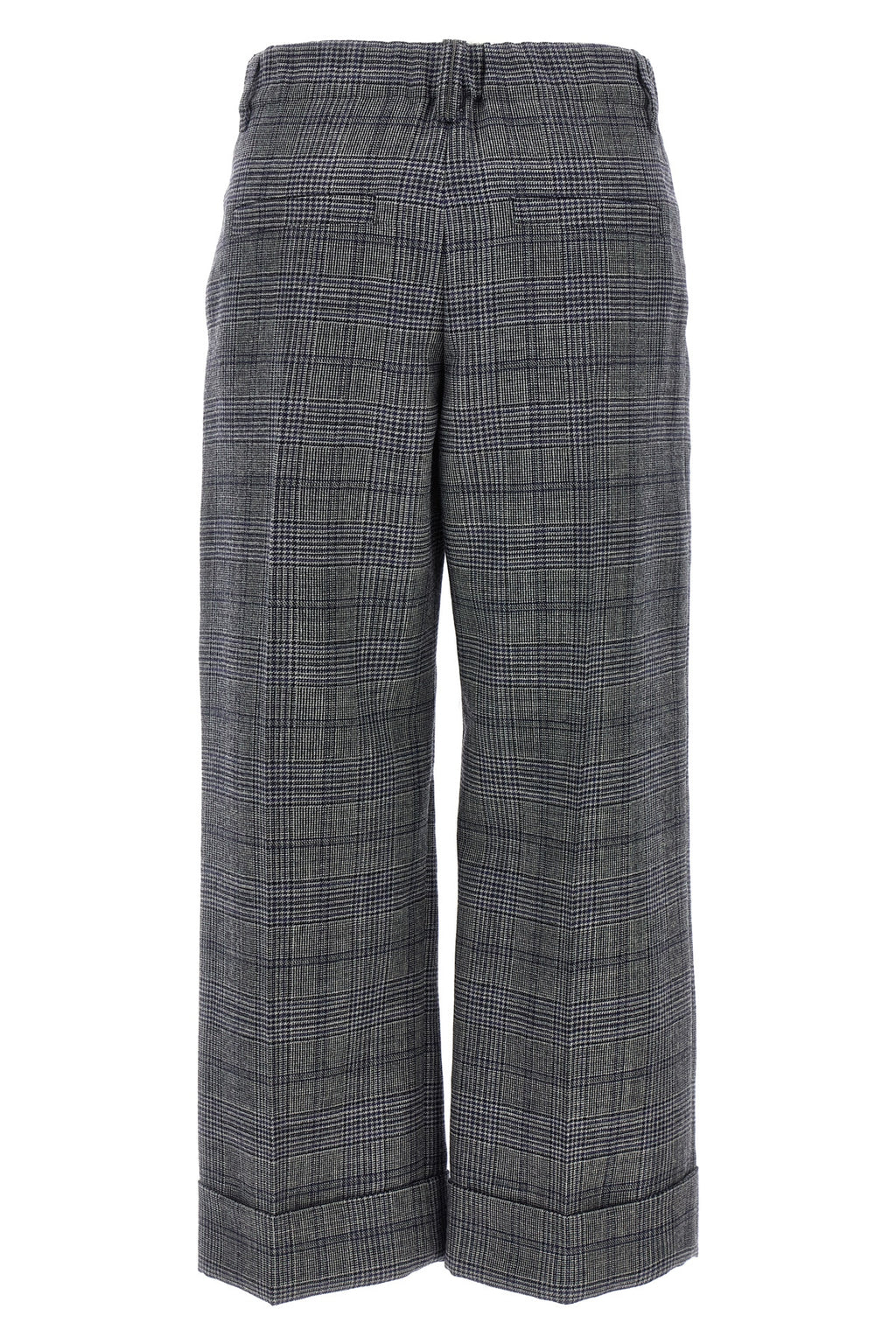 BRUNELLO CUCINELLI Pied de poule wool pants For Women 100% virgin wool