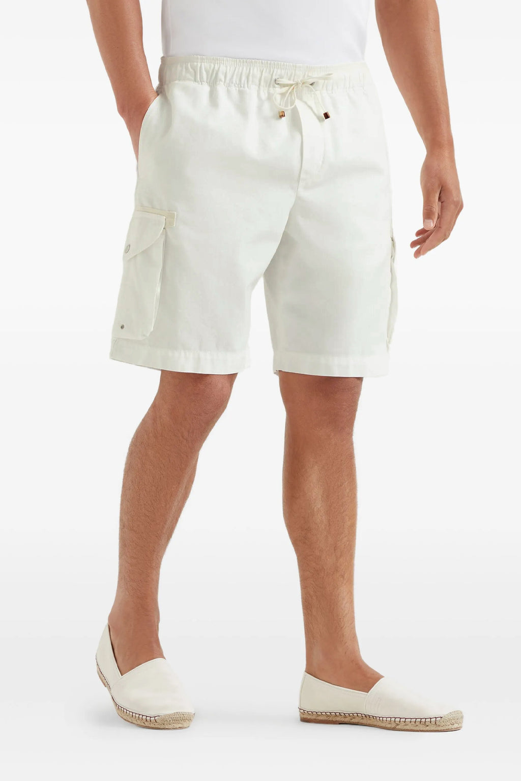 BRUNELLO CUCINELLI Cargo pocket bermuda shorts For Men 100% cotton