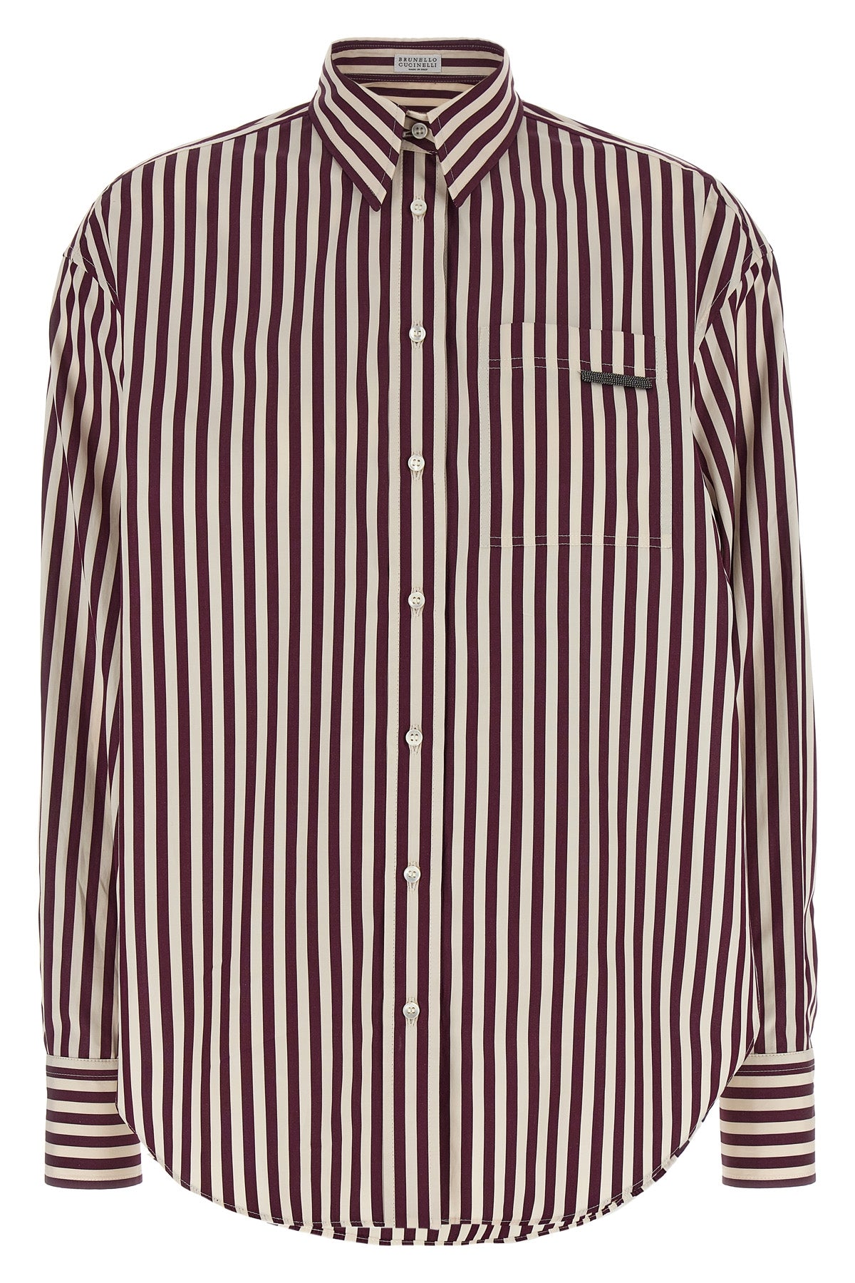 BRUNELLO CUCINELLI 'Shiny Detail' shirt For Women 100% cotton
