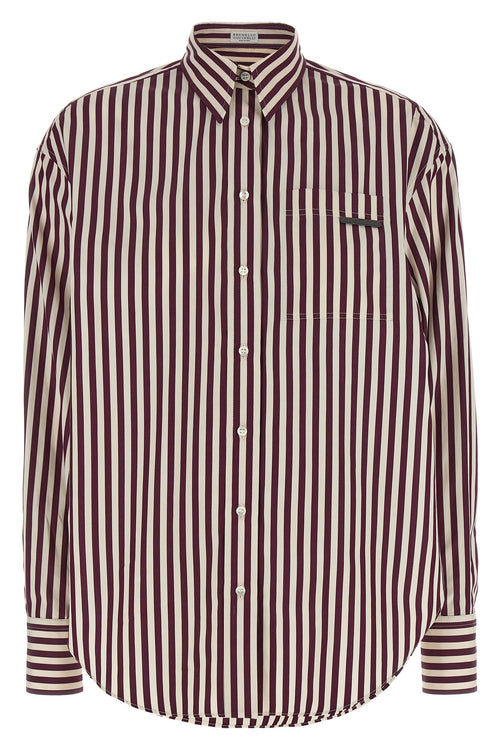 BRUNELLO CUCINELLI 'Shiny Detail' shirt For Women 100% cotton
