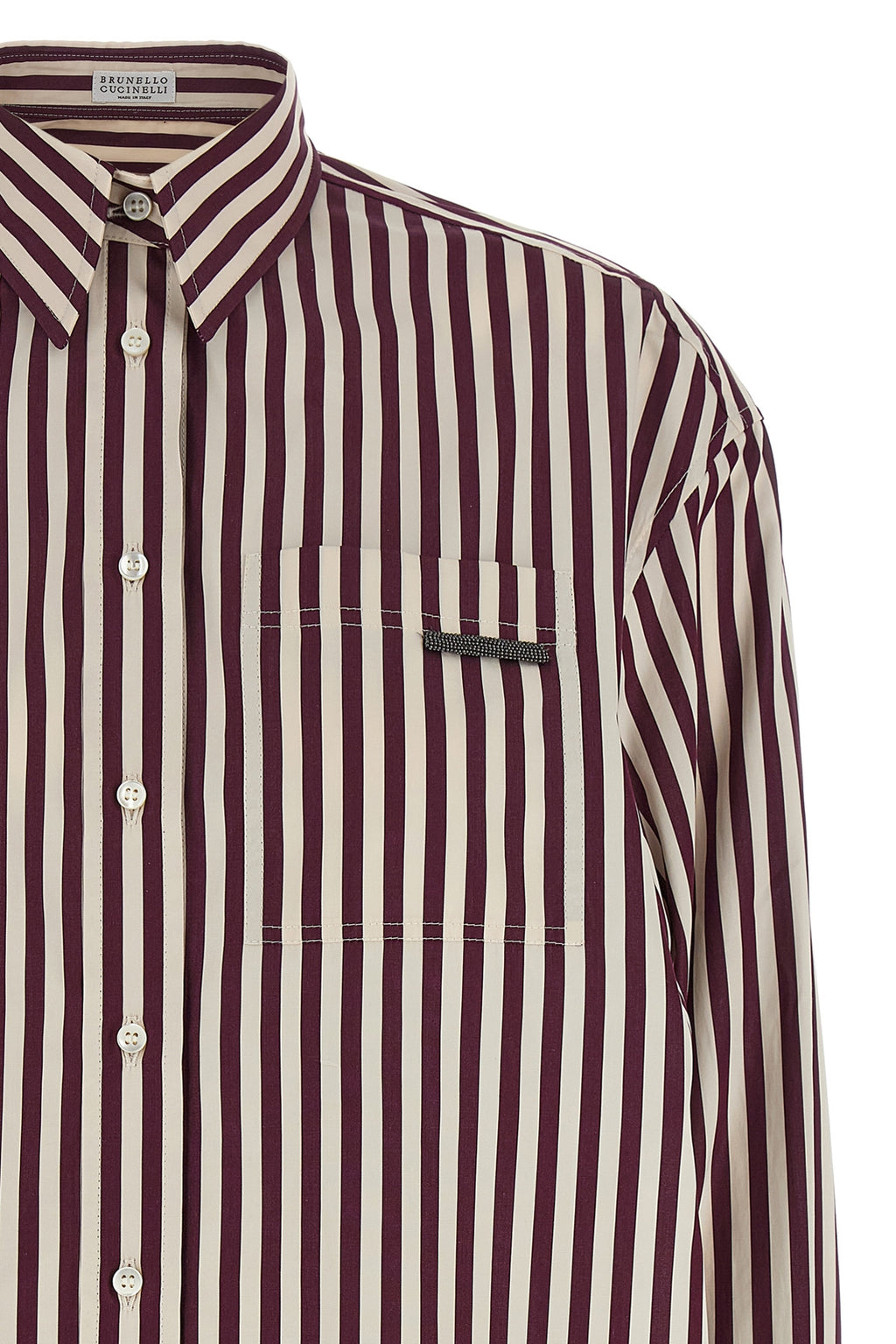 BRUNELLO CUCINELLI 'Shiny Detail' shirt For Women 100% cotton