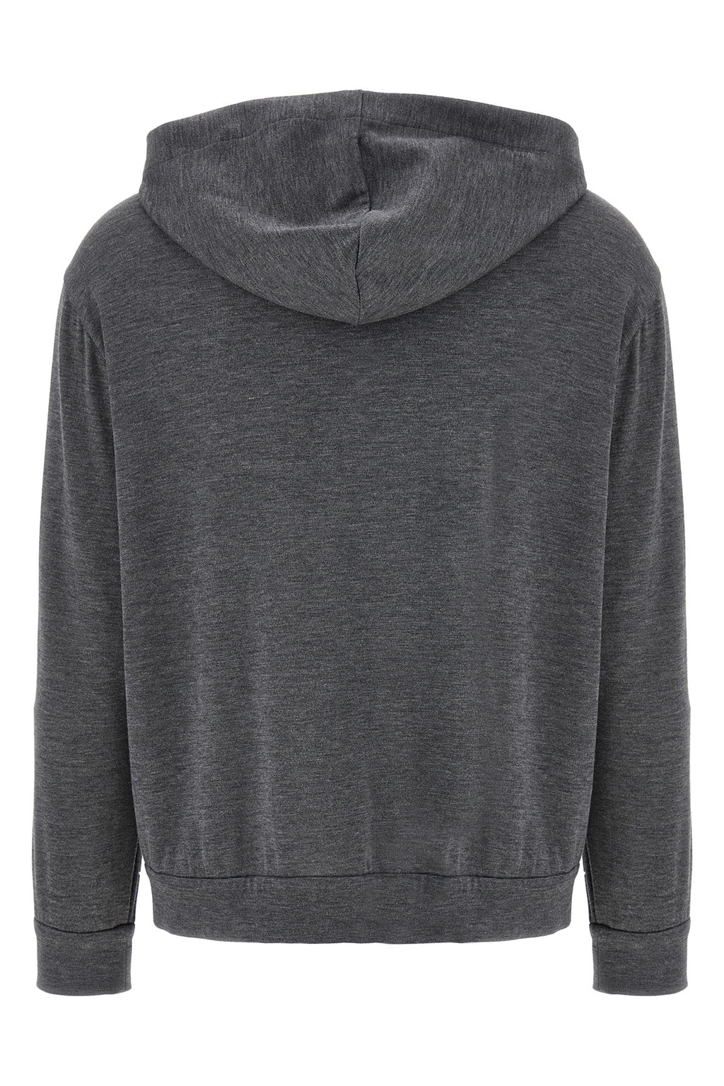 BRUNELLO CUCINELLI 'Precious Zipper Pull' Hoodie For Women 67% cotton 31% silk 2% polyamide