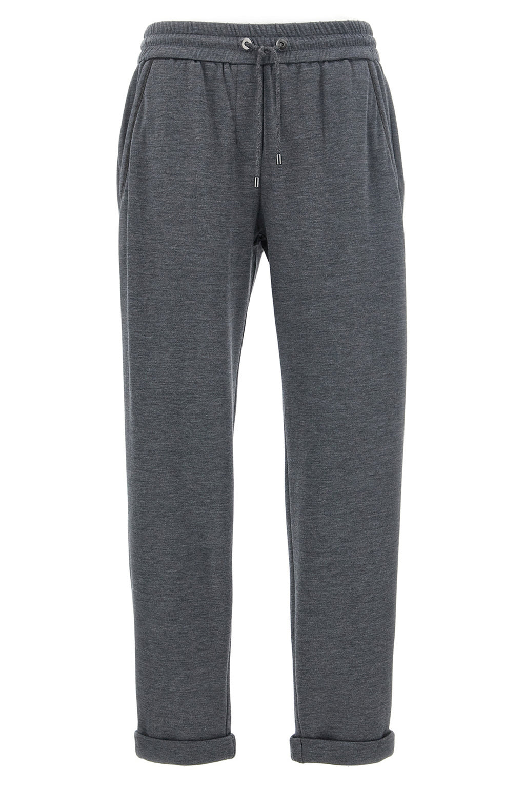 BRUNELLO CUCINELLI 'Monile' joggers For Women 67% cotton 31% silk 2% polyamide
