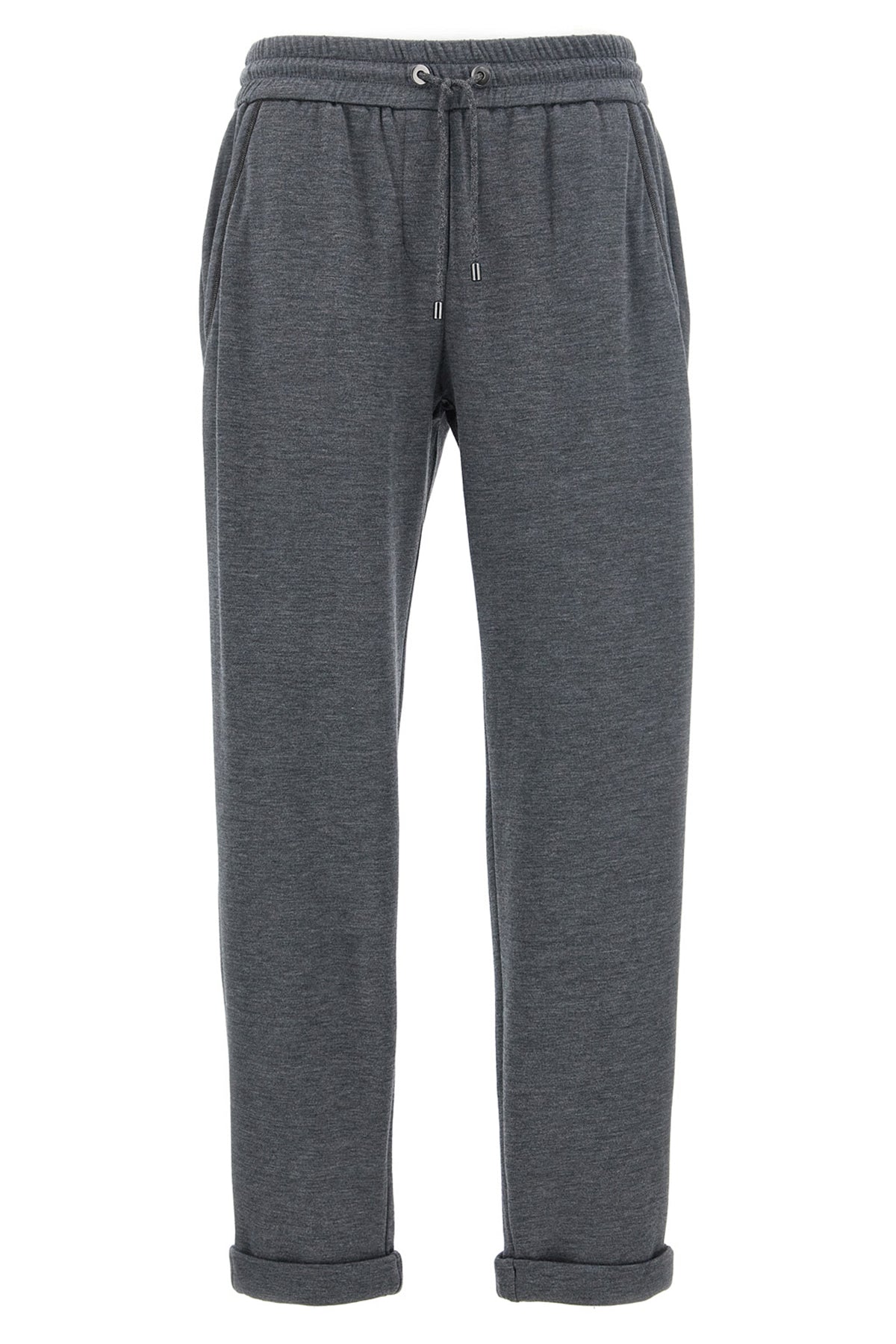 BRUNELLO CUCINELLI 'Monile' joggers For Women 67% cotton 31% silk 2% polyamide