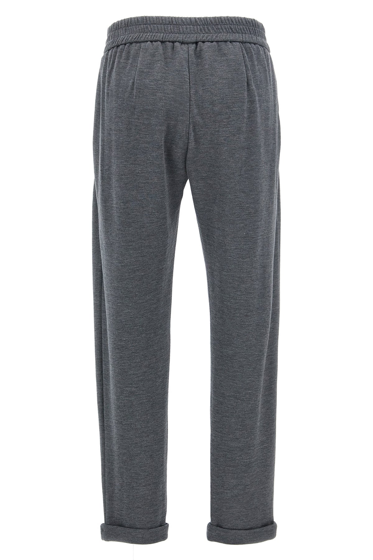 BRUNELLO CUCINELLI 'Monile' joggers For Women 67% cotton 31% silk 2% polyamide