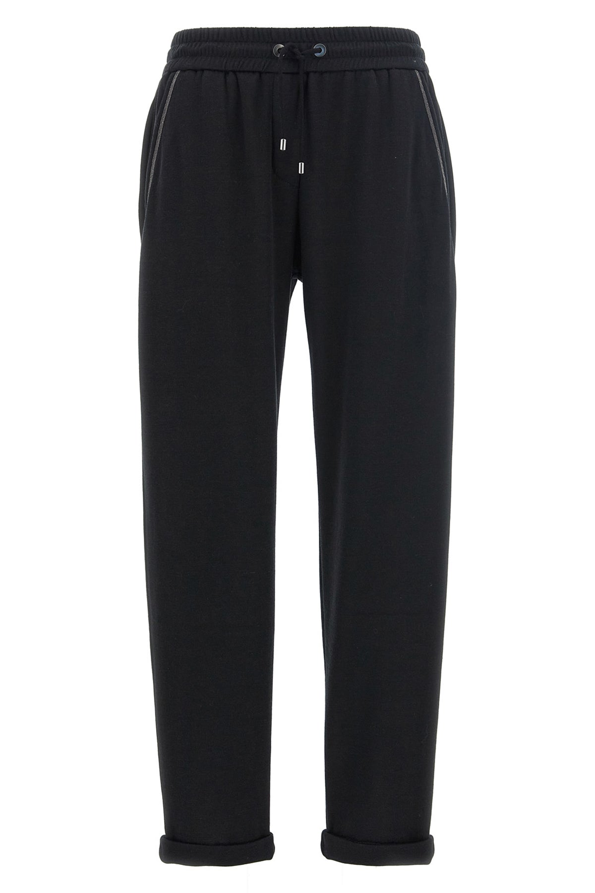 BRUNELLO CUCINELLI 'Monile' joggers For Women 67% cotton 31% silk 2% polyamide