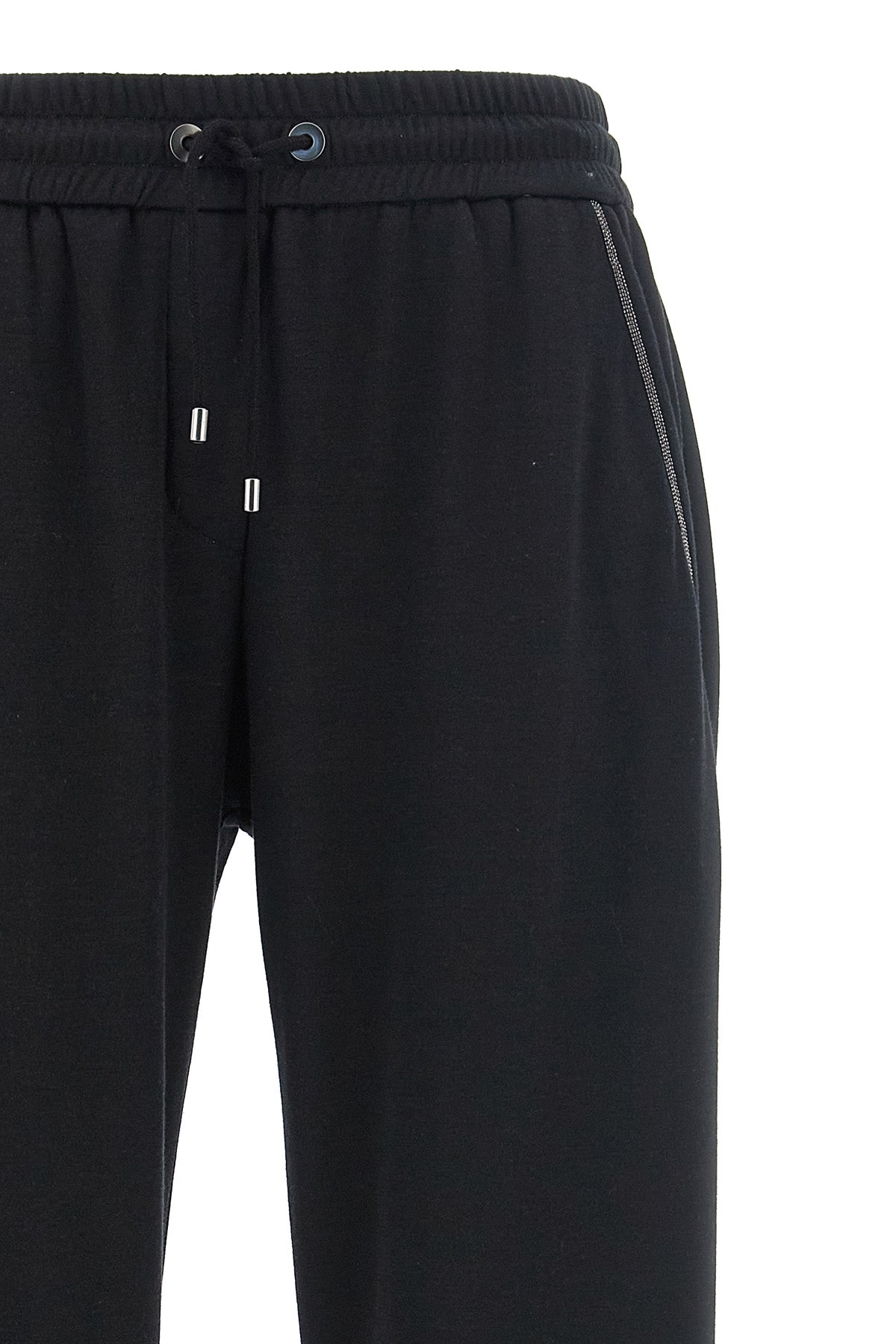 BRUNELLO CUCINELLI 'Monile' joggers For Women 67% cotton 31% silk 2% polyamide