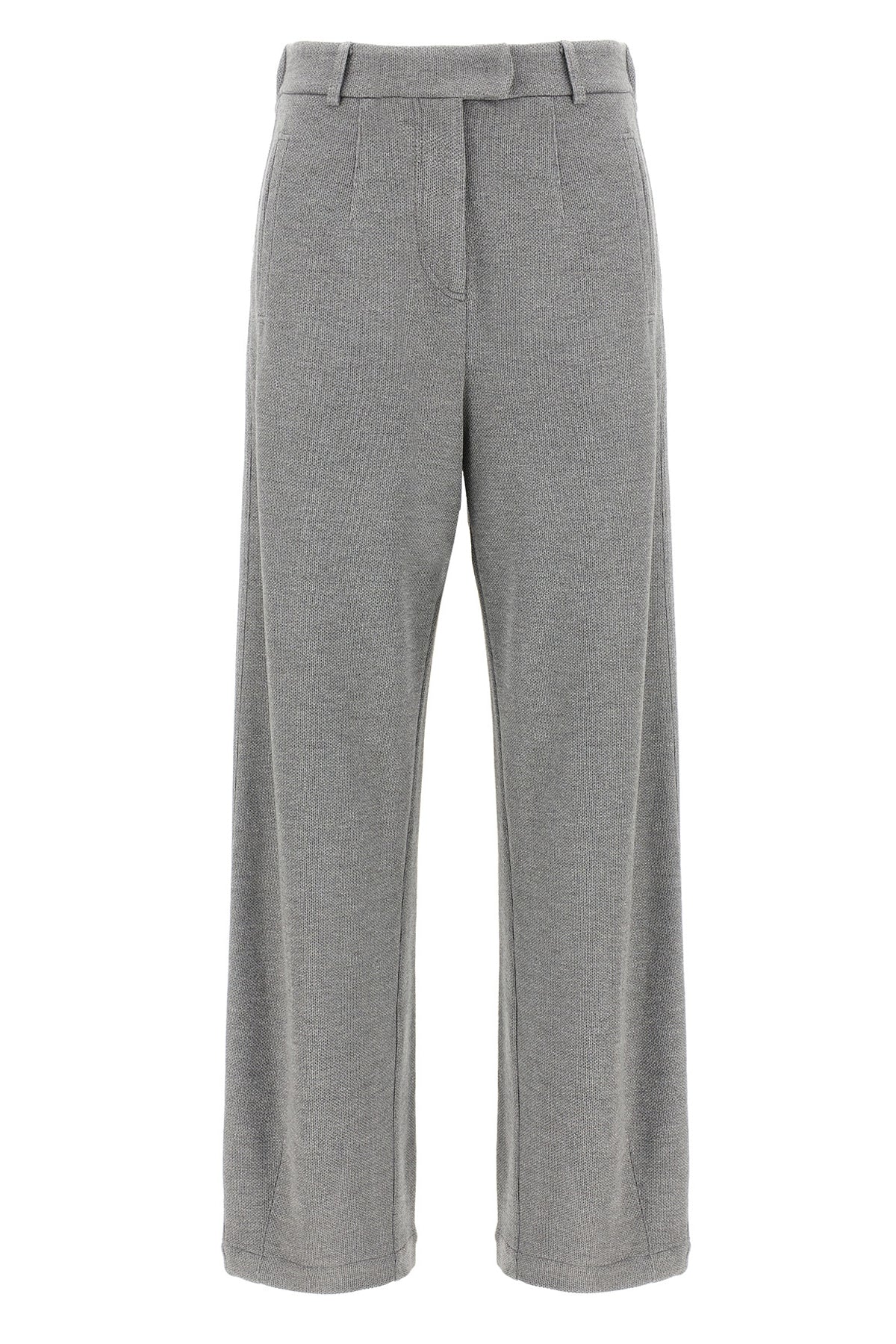 BRUNELLO CUCINELLI Lamé pants For Women 50% co, 45% vi, 5% pl