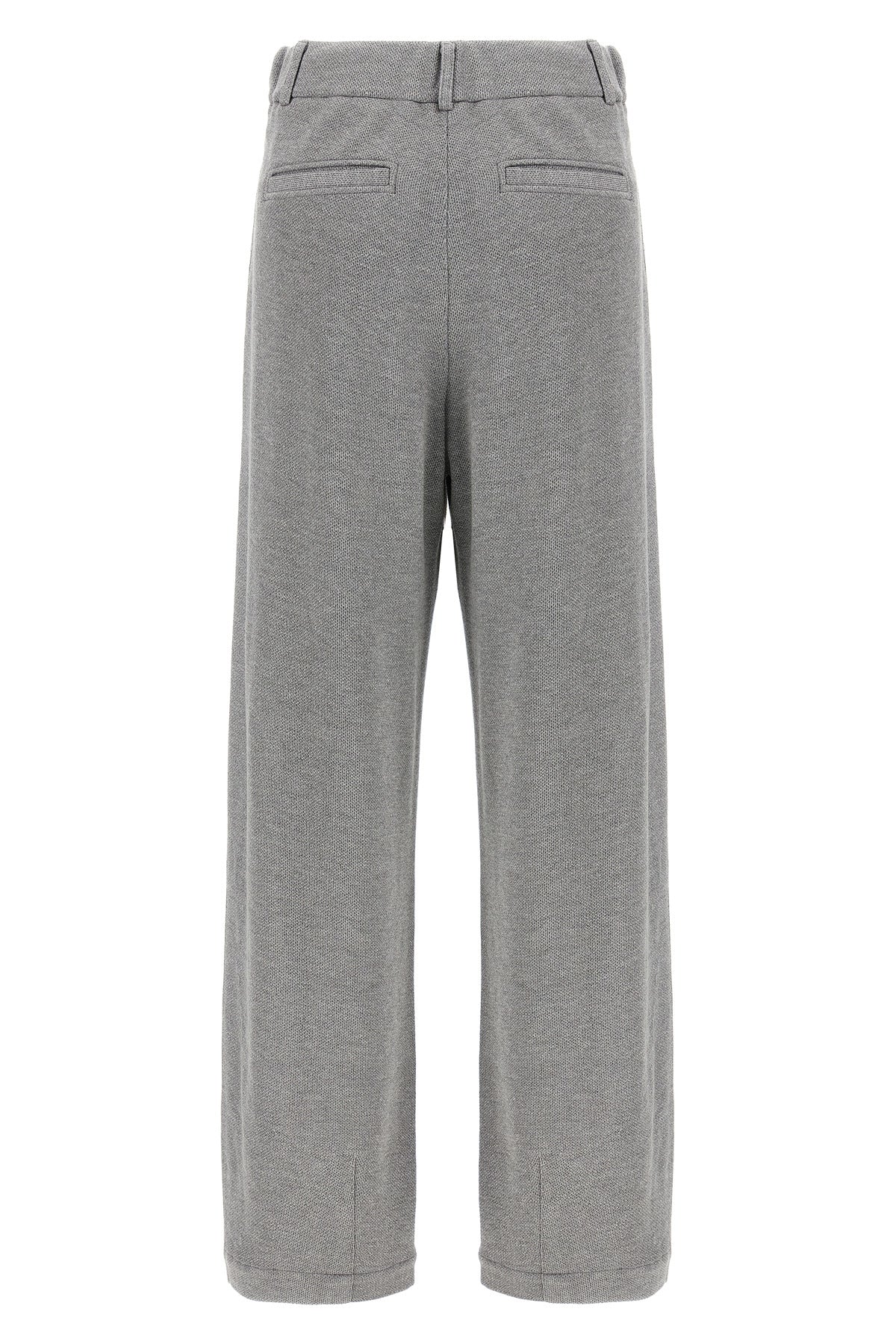 BRUNELLO CUCINELLI Lamé pants For Women 50% co, 45% vi, 5% pl