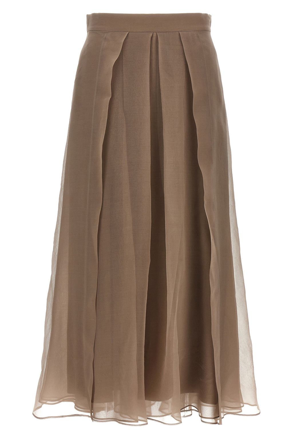 BRUNELLO CUCINELLI 'Paneled Circle' skirt For Women 100% silk