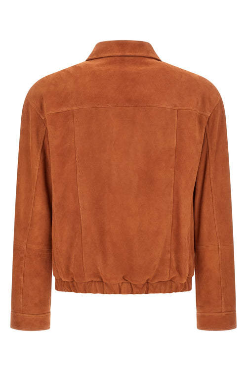 BRUNELLO CUCINELLI 'Country' jacket For Men 100% lamb leather (Ovis Aries)