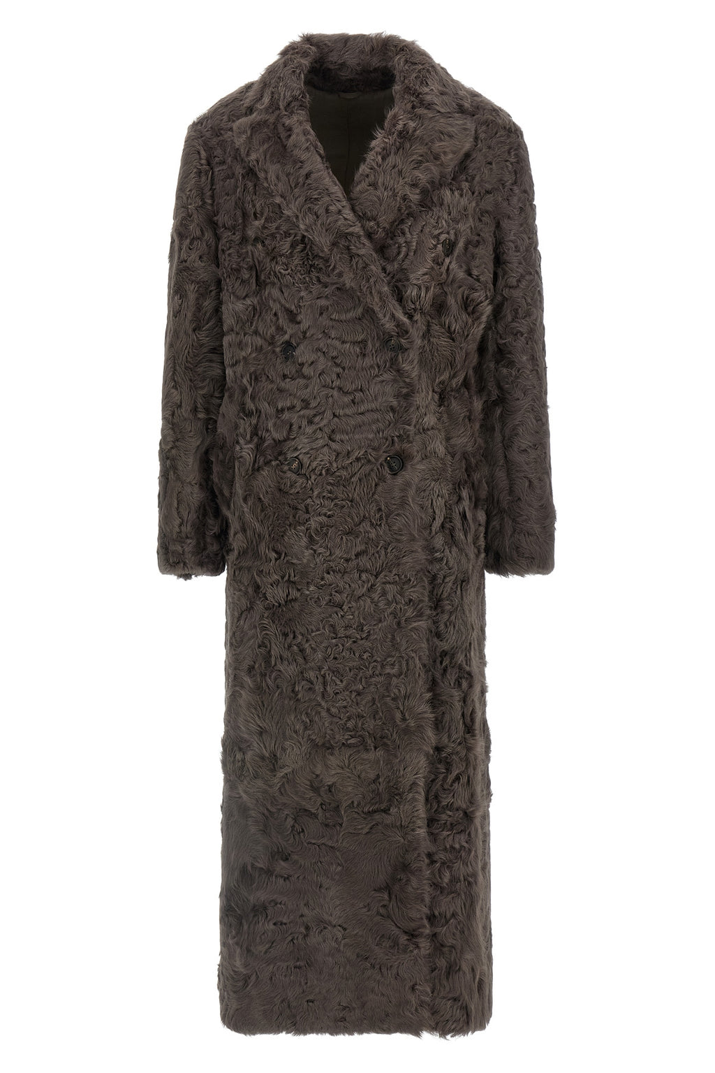 BRUNELLO CUCINELLI Wavy shearling coat