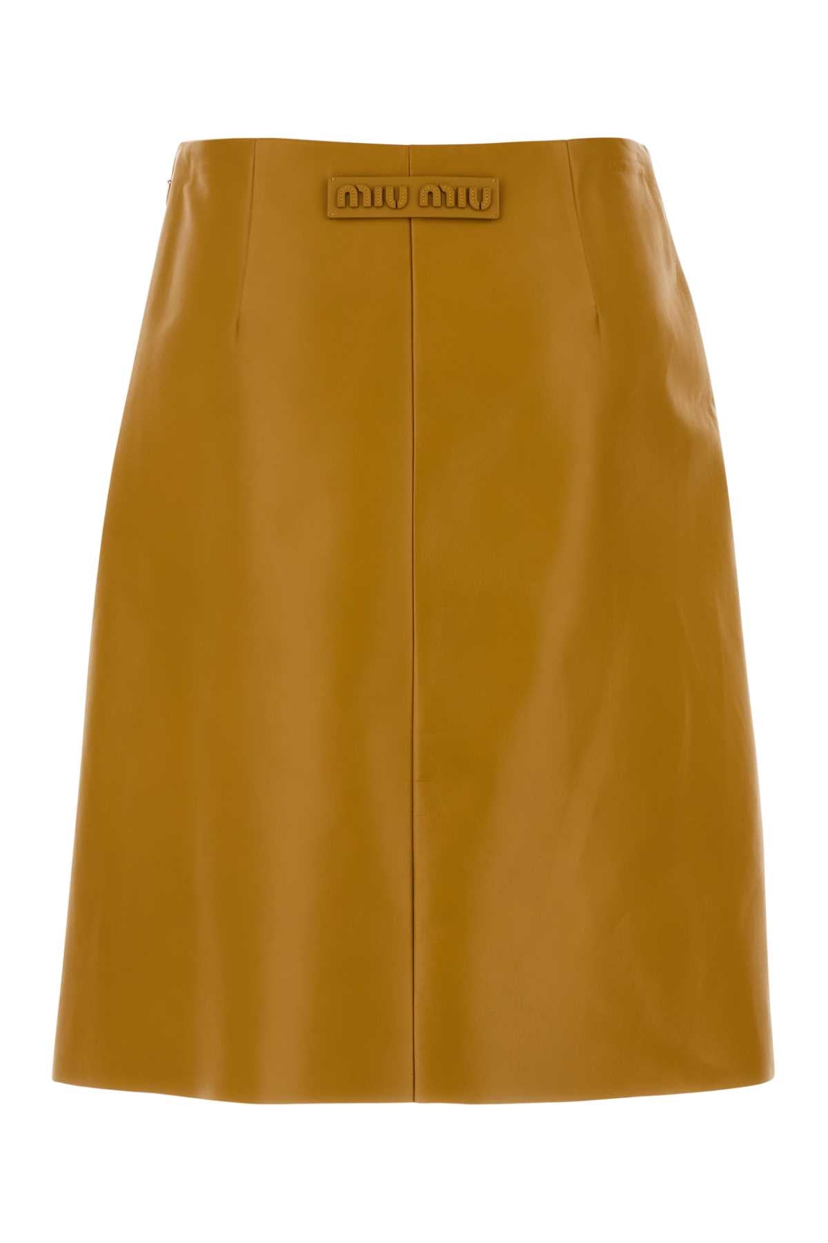 MIU MIU CAPI IN PELLE For Women Exterior: 100% Nappa leather