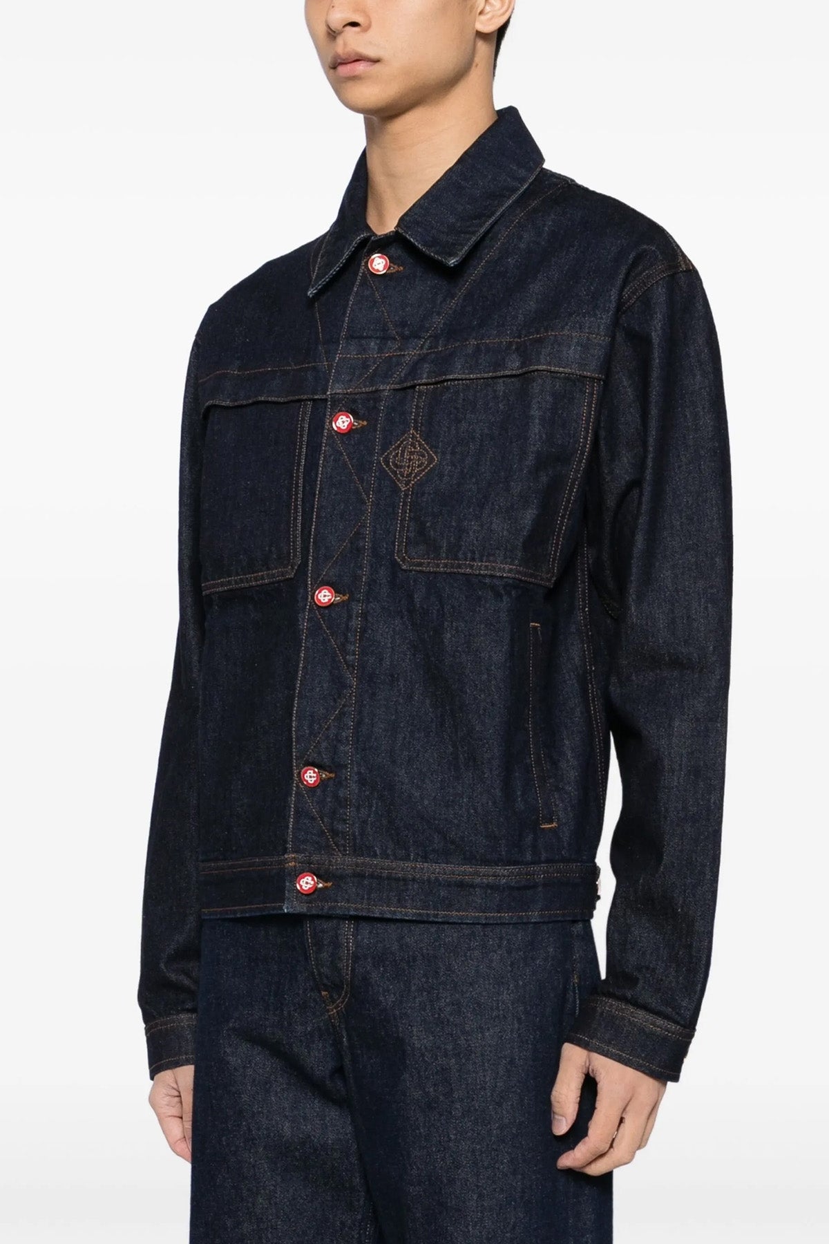 CASABLANCA Denim jacket For Men 100% cotton