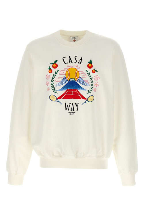 CASABLANCA 'Casa Way Mountain' sweatshirt For Men 100% cotton