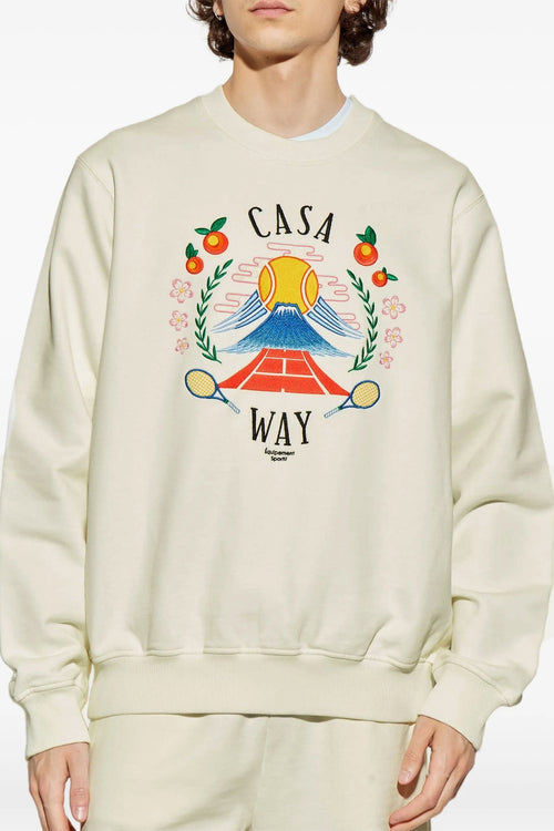 CASABLANCA 'Casa Way Mountain' sweatshirt For Men 100% cotton