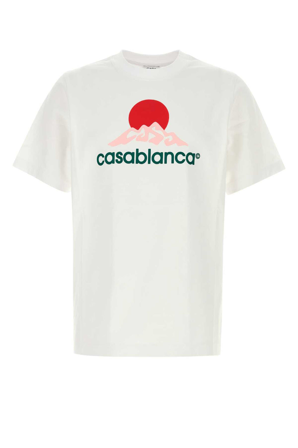 CASABLANCA CASABLANCA MONTAGNE PRINTED T-SHIRT For Men Exterior: 100% Organic cotton