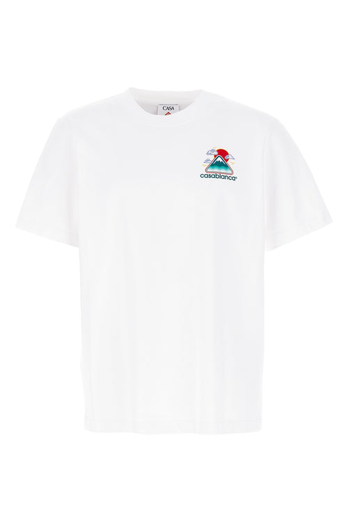 CASABLANCA 'Montagne Ondulée' T-shirt For Men 100% cotton