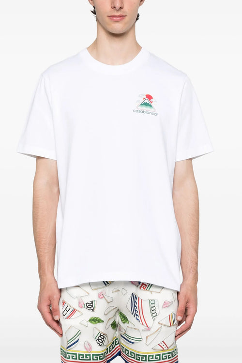 CASABLANCA 'Montagne Ondulée' T-shirt For Men 100% cotton