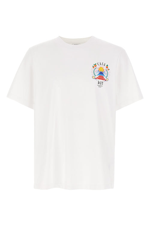 CASABLANCA 'Casa Way Mountain' T-shirt For Men 100% cotton