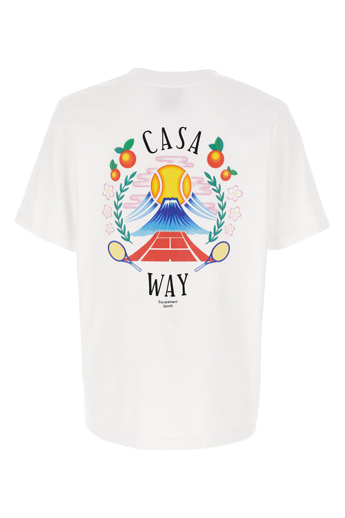 CASABLANCA 'Casa Way Mountain' T-shirt For Men 100% cotton