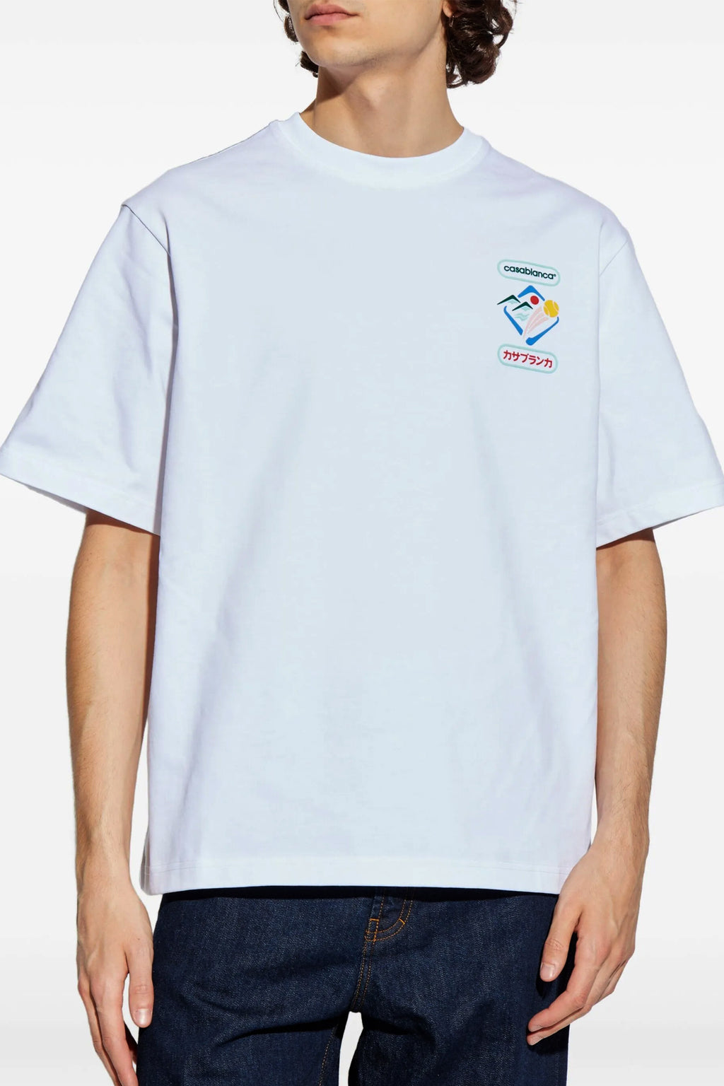 CASABLANCA 'Montagne Sportif' T-shirt For Men 100% cotton