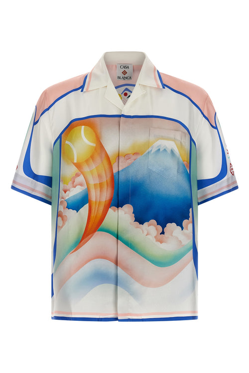 CASABLANCA 'Fuji Dream' shirt For Men 100% silk