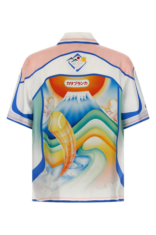 CASABLANCA 'Fuji Dream' shirt For Men 100% silk