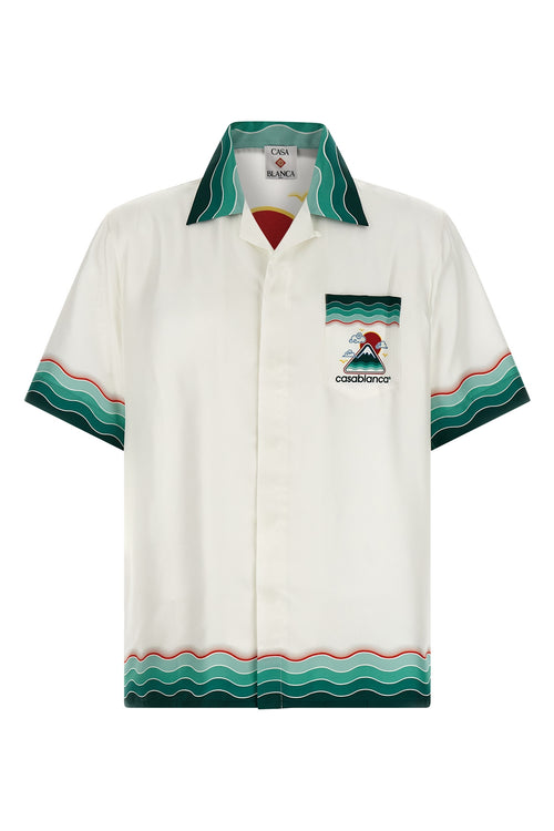 CASABLANCA 'Montagne Ondulee' shirt For Men 100% silk