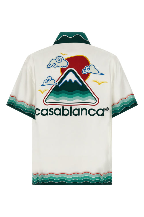 CASABLANCA 'Montagne Ondulee' shirt For Men 100% silk