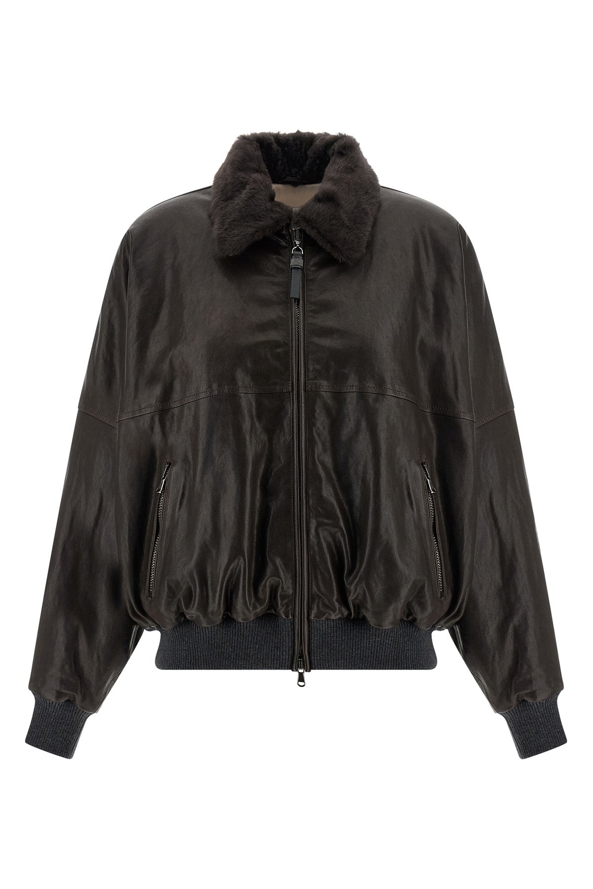 BRUNELLO CUCINELLI 'Aviator' bomber jacket