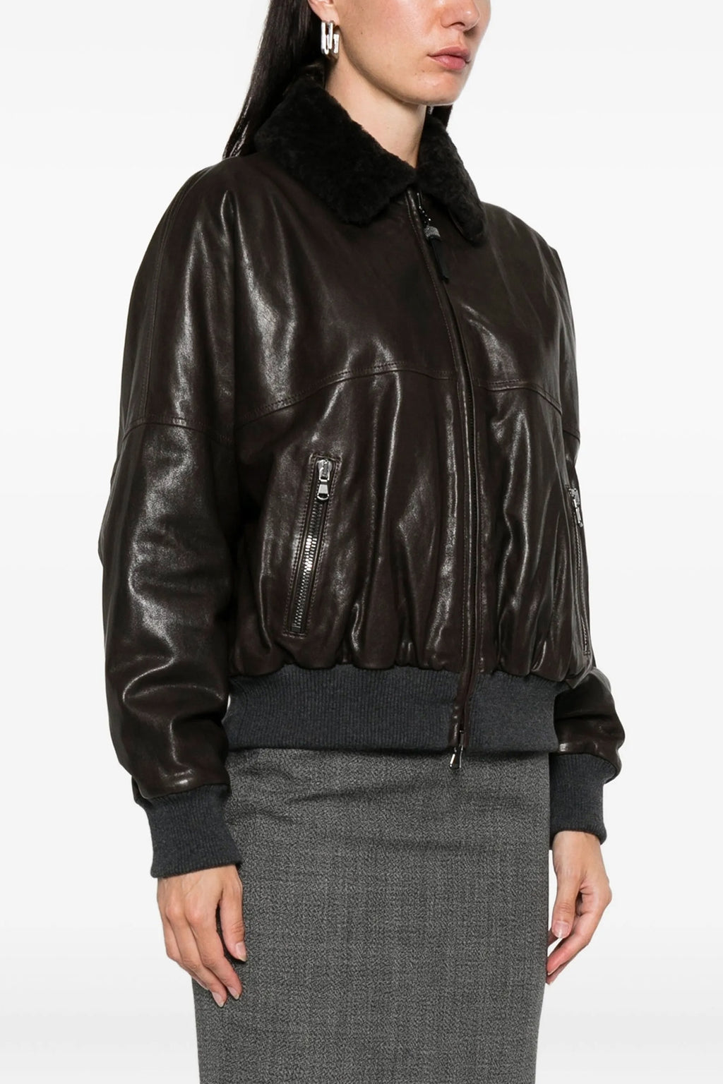 BRUNELLO CUCINELLI 'Aviator' bomber jacket