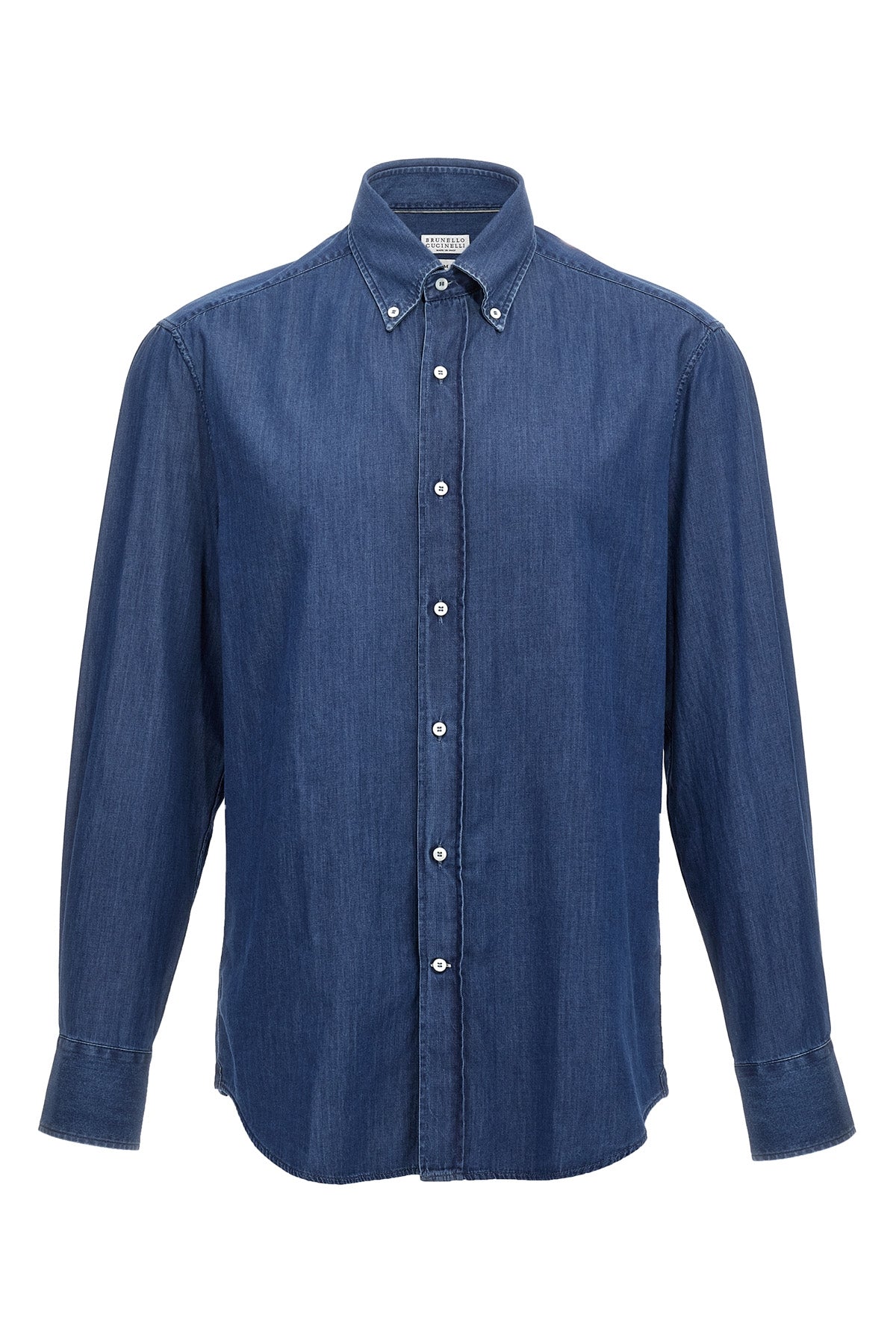 BRUNELLO CUCINELLI Chambray shirt For Men 100% cotton
