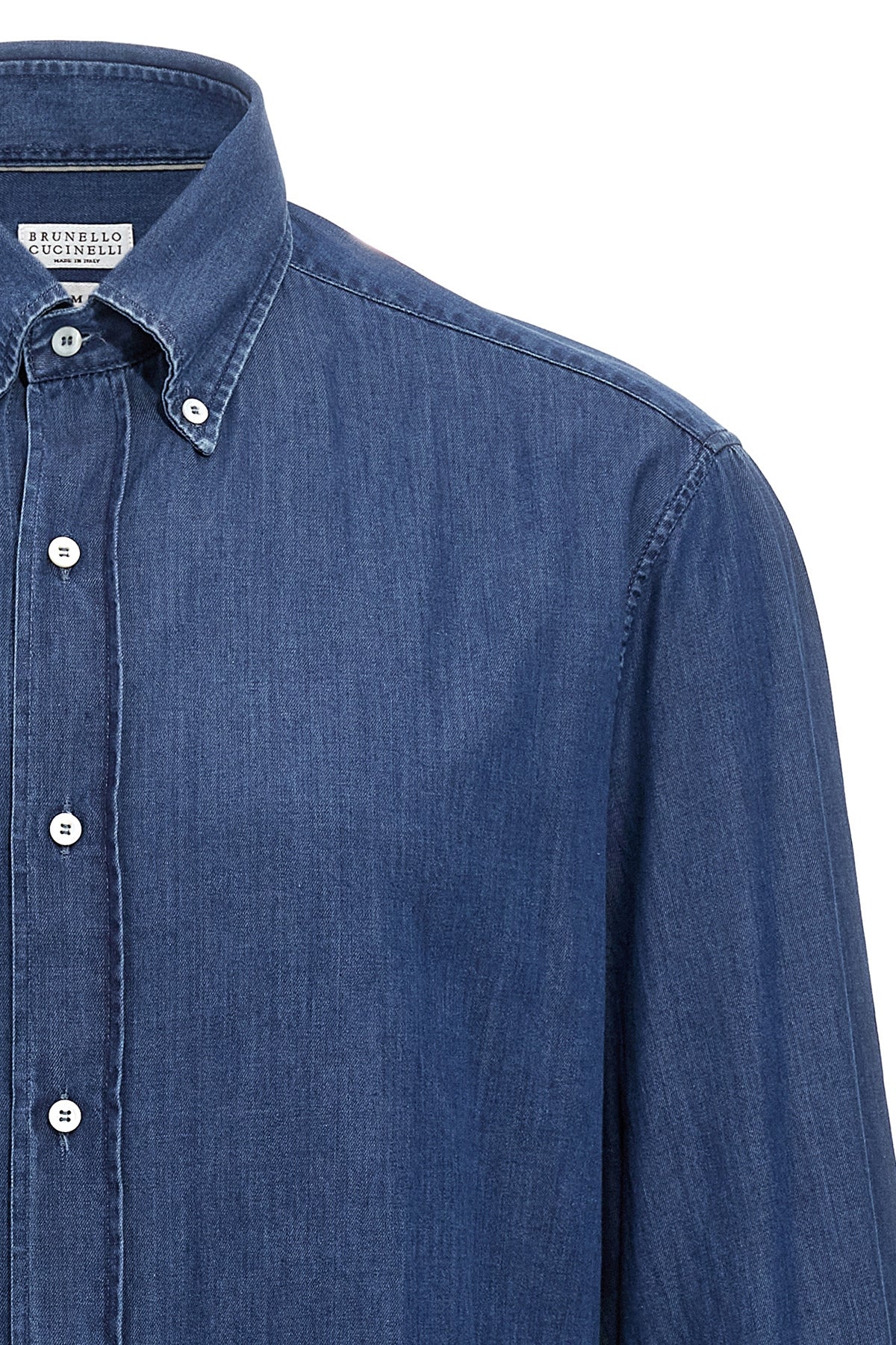 BRUNELLO CUCINELLI Chambray shirt For Men 100% cotton