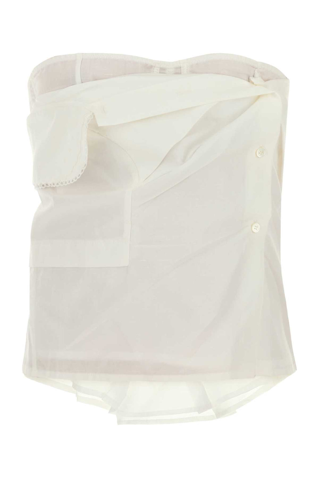 MIU MIU TOP For Women Exterior: 80% Cotton 20% Linen