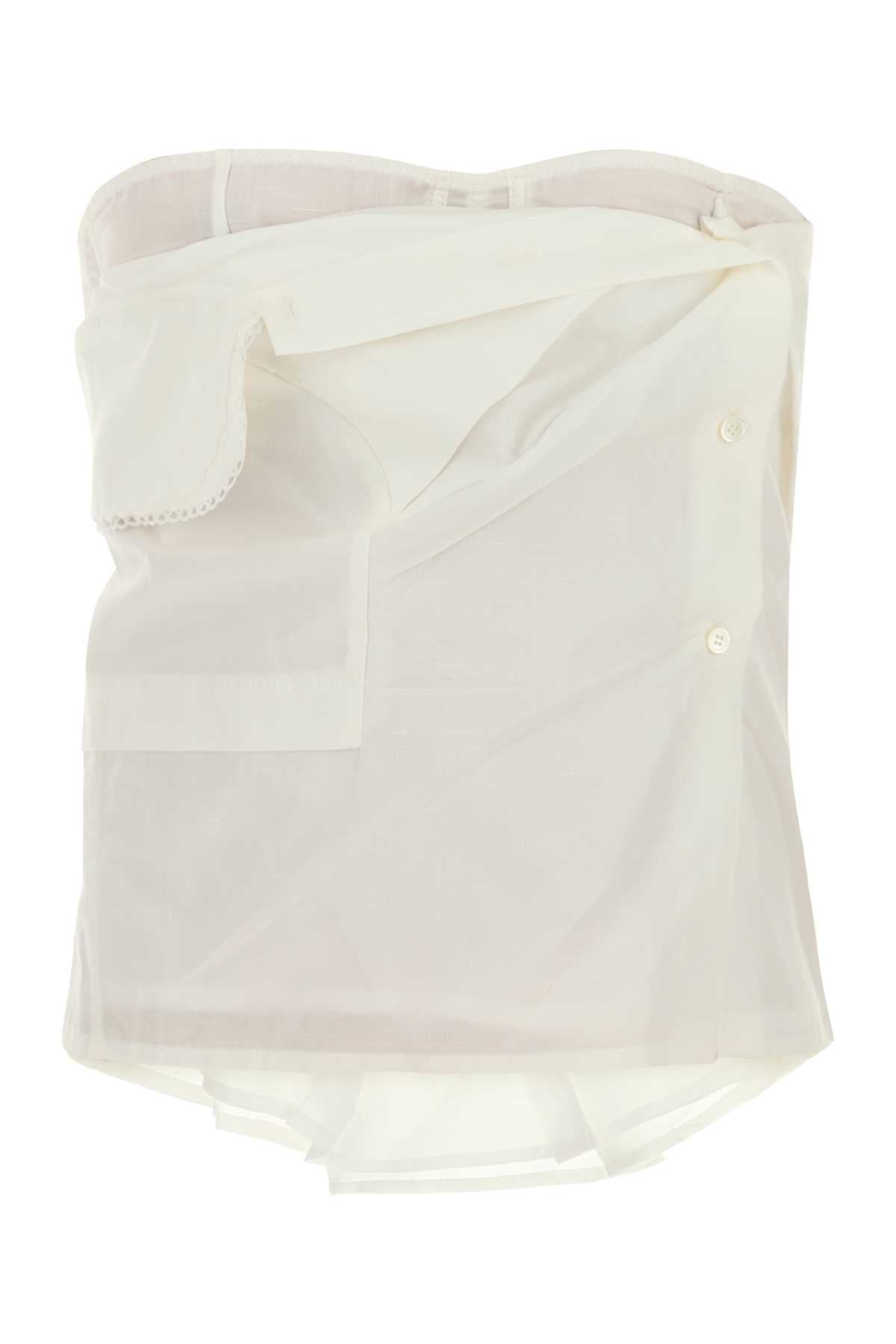 MIU MIU TOP For Women Exterior: 80% Cotton 20% Linen