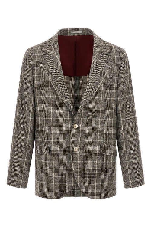 BRUNELLO CUCINELLI 'Cavallo' blazer For Men 58% alpaca wool 27% wool 15% polyamide
